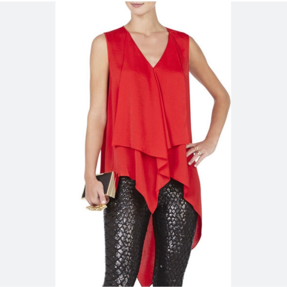 BCBGMAXAZRIA Sleeveless Top 100% Silk!